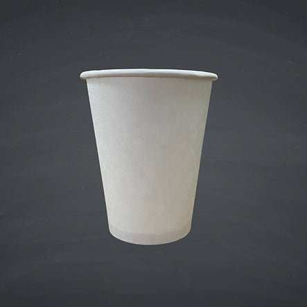 Bistro White Cups | 8oz| 10oz| 12oz (1000/cs) - CoffeeDirect.ca