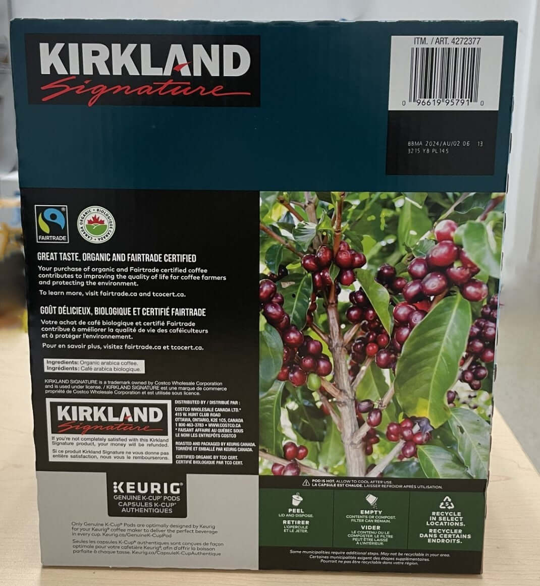 KIRKLAND BREAKFAST BLEND (K-CUP PODS) - Coffee-Direct
