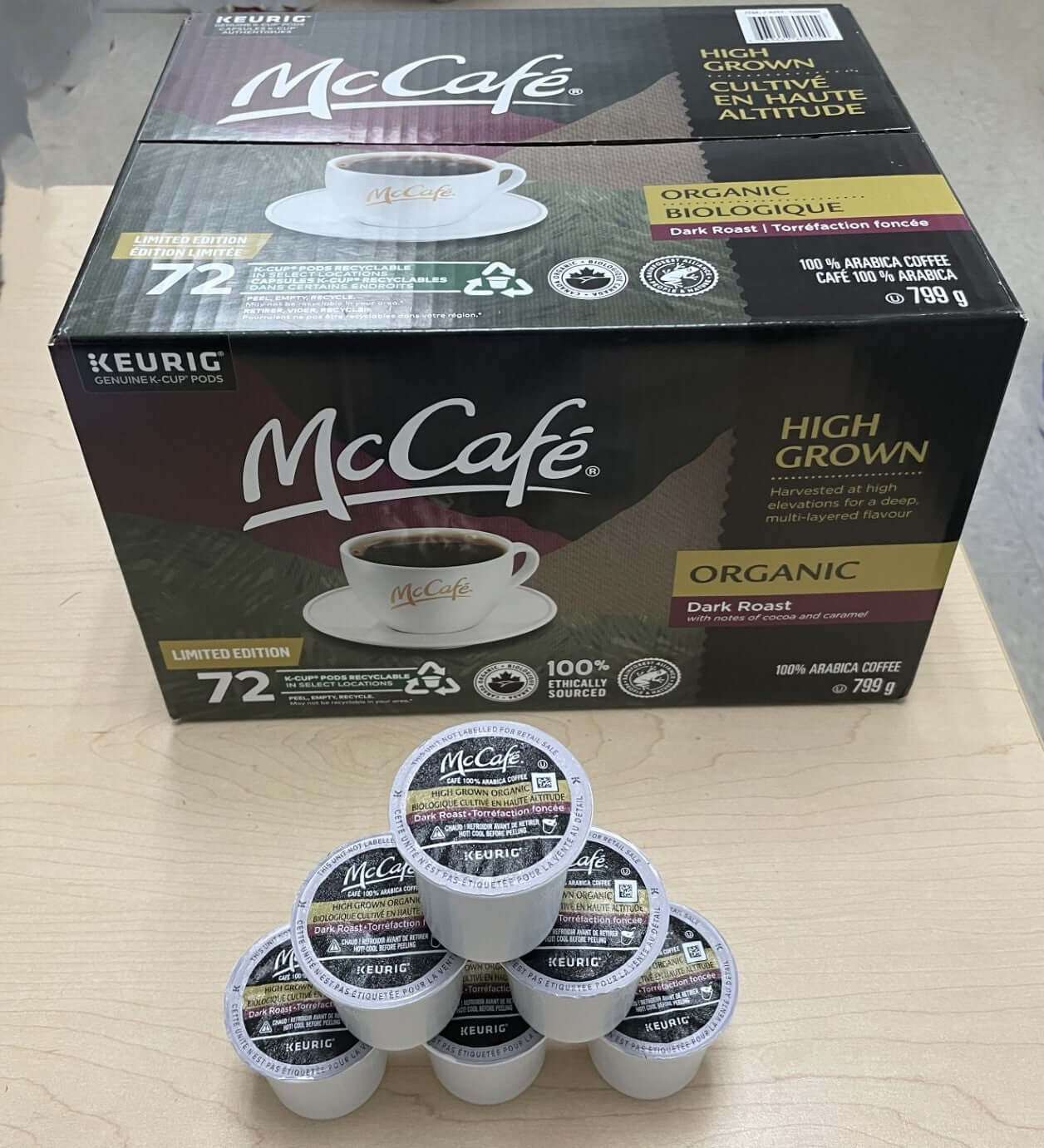McCafe Organic Dark Roast (K-Cup Pods) - Coffee-Direct